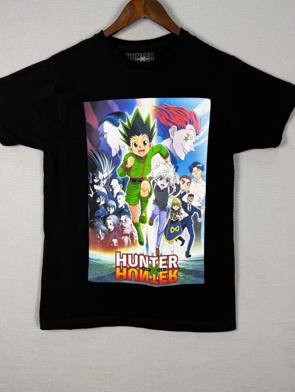 Hunter x Hunter Mens Medium Black Graphic T-Shirt